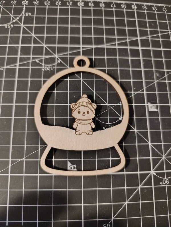 Personalisierte Schneeskugel