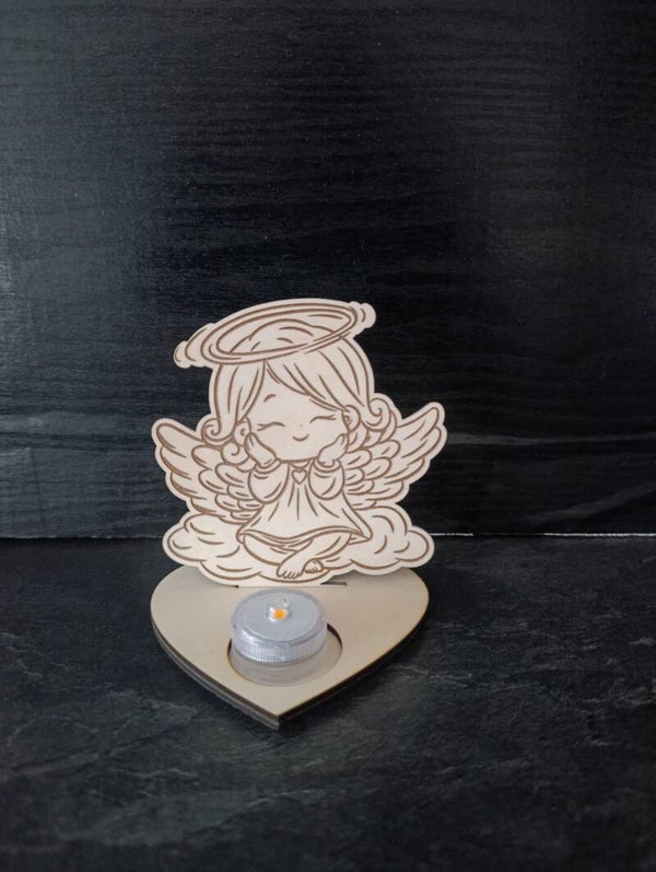 Teelichthalter Engel