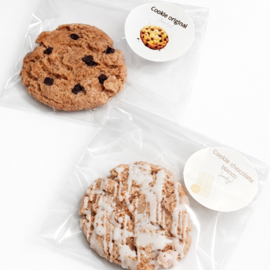 Galleta cookie original y de Chocolate Blanco
