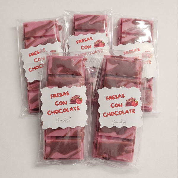 Tableta Fresas con Chocolate