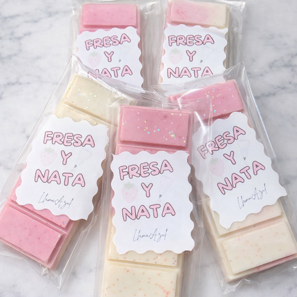 Tableta Fresa y Nata