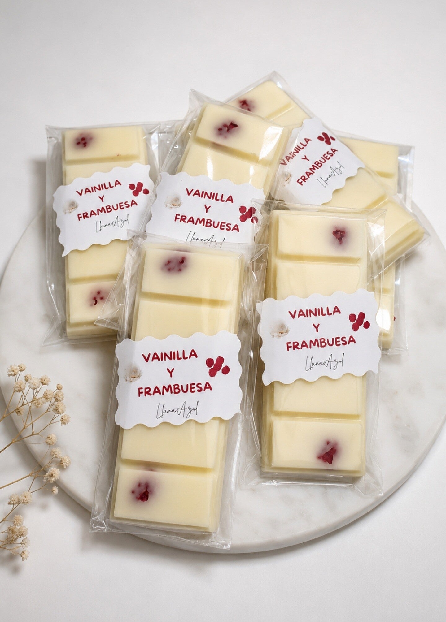 Vainilla y Frambuesas