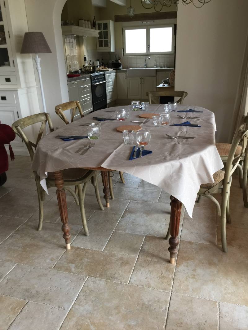 Eethoek uitschuifbaar vakantiehuis