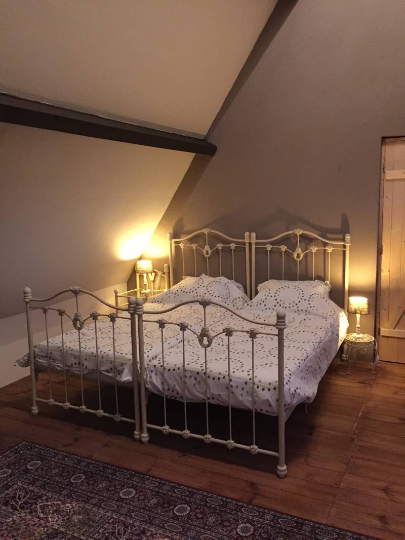 slaapkamer boven vakantiehuis