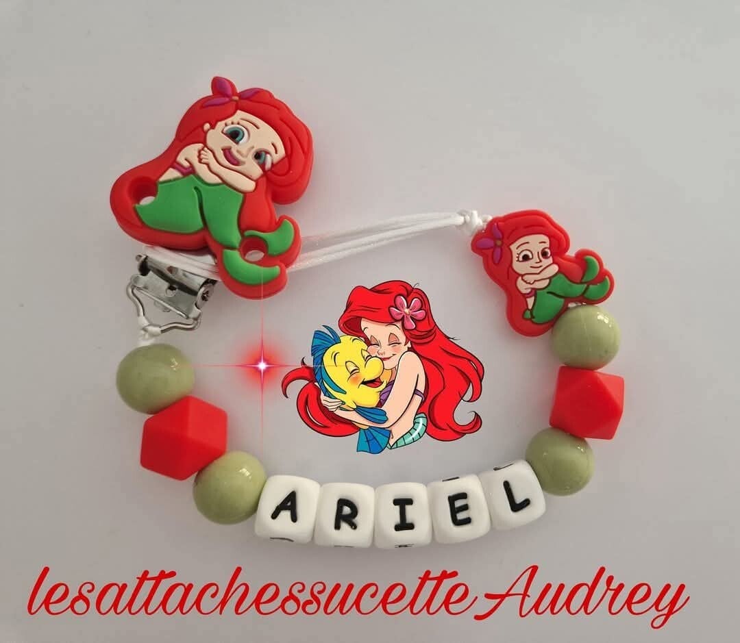 Attache Tétine personnalisé en silicone