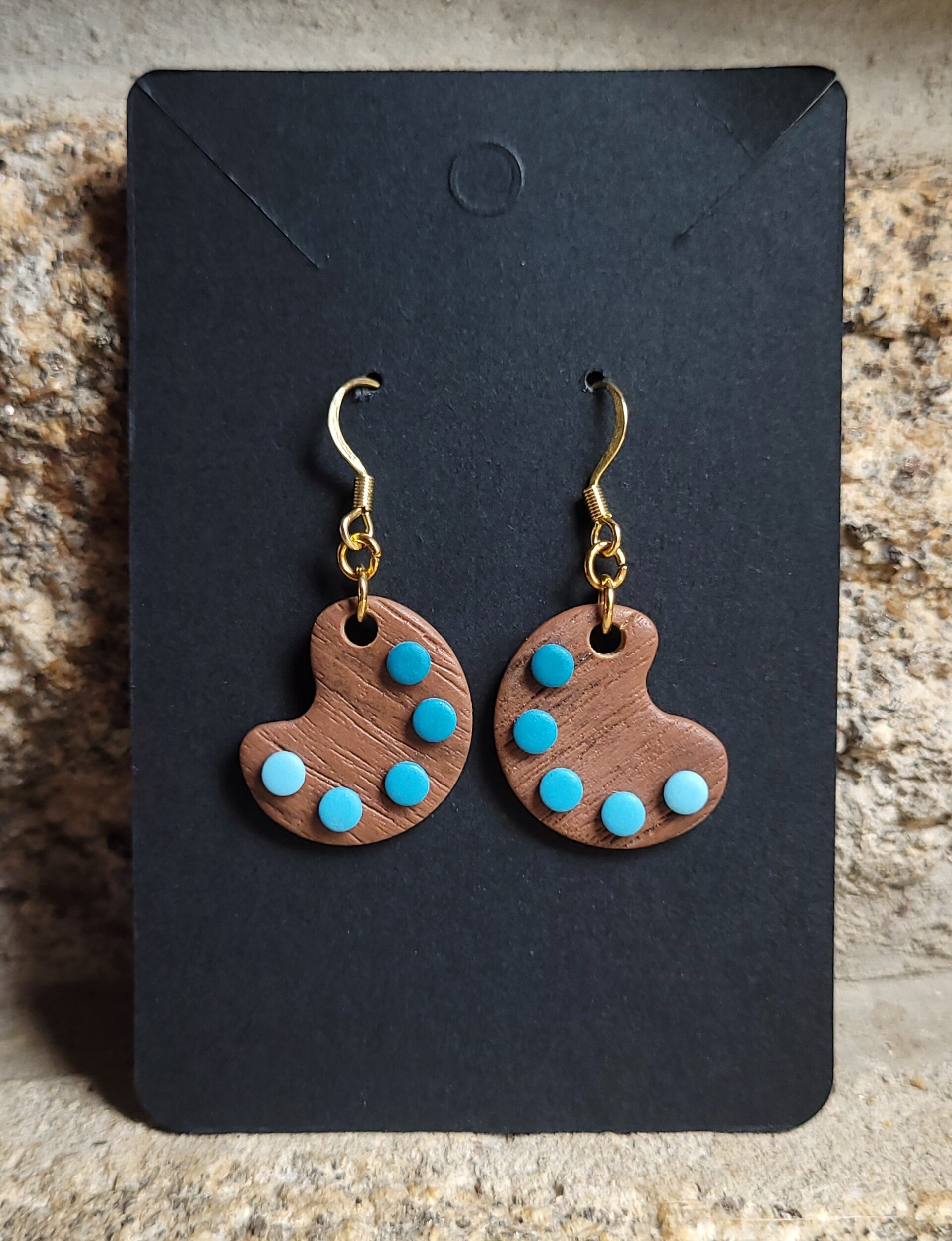 Palettes - Peinture bleue