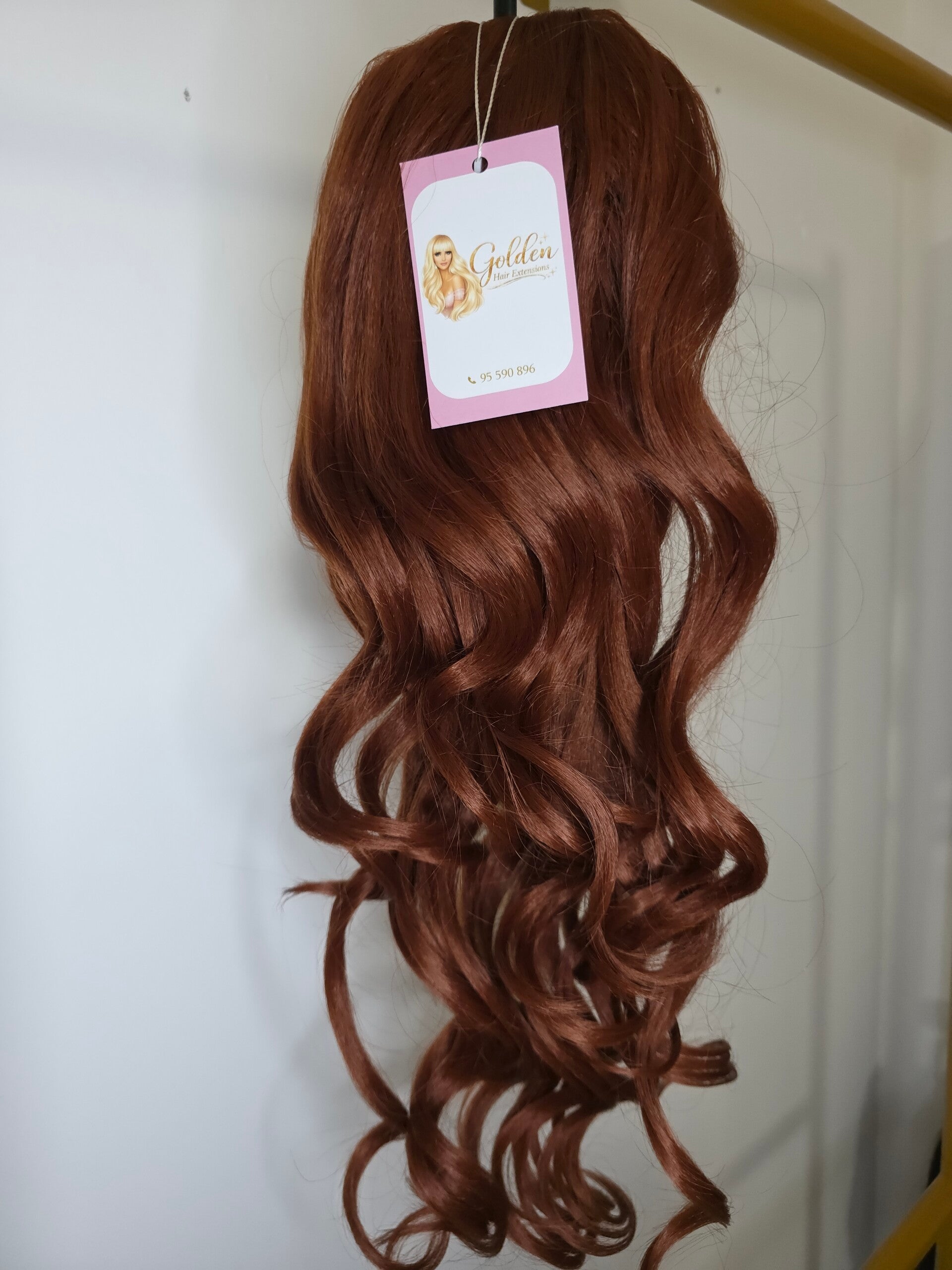 Loose Curl Ponytails,#G-350,Ginger,50cm_Μήκος και ομορφία