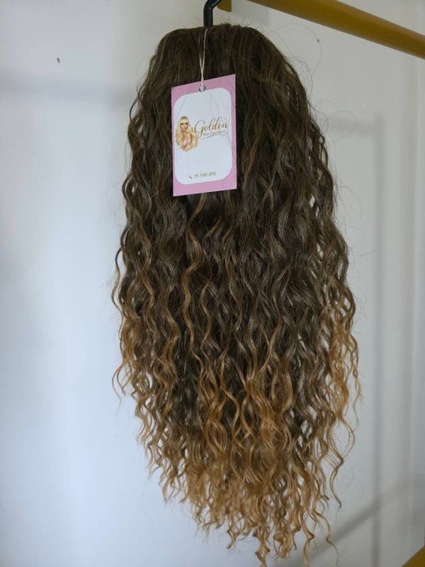Water Wave Ponytail Extension,#G-T1B/27, 50 cm – Κυματιστή Αλογοουρά με Όγκο