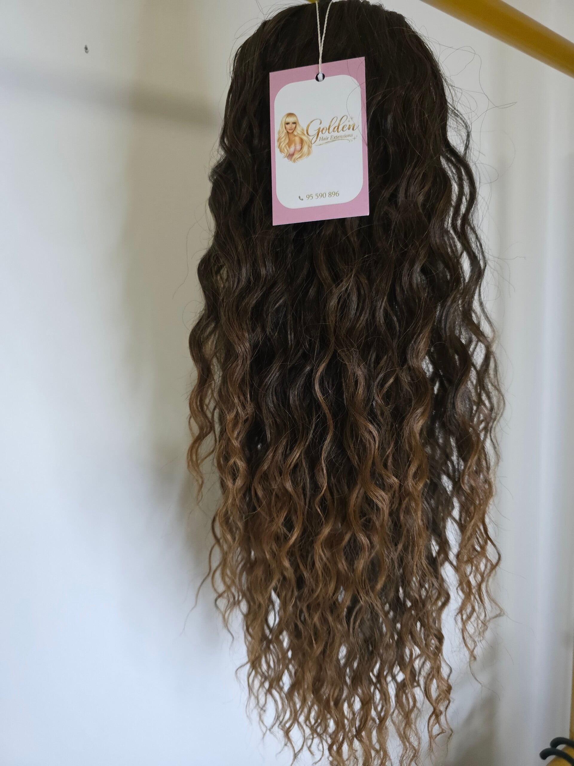 Water Wave Ponytail Extension,#G-T1B/30, 50 cm – Κυματιστή Αλογοουρά με Όγκο