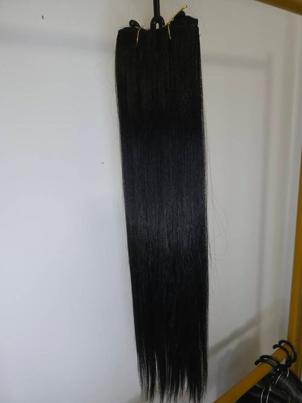 Clip-in hair,7pcs,#Black 🖤60CM