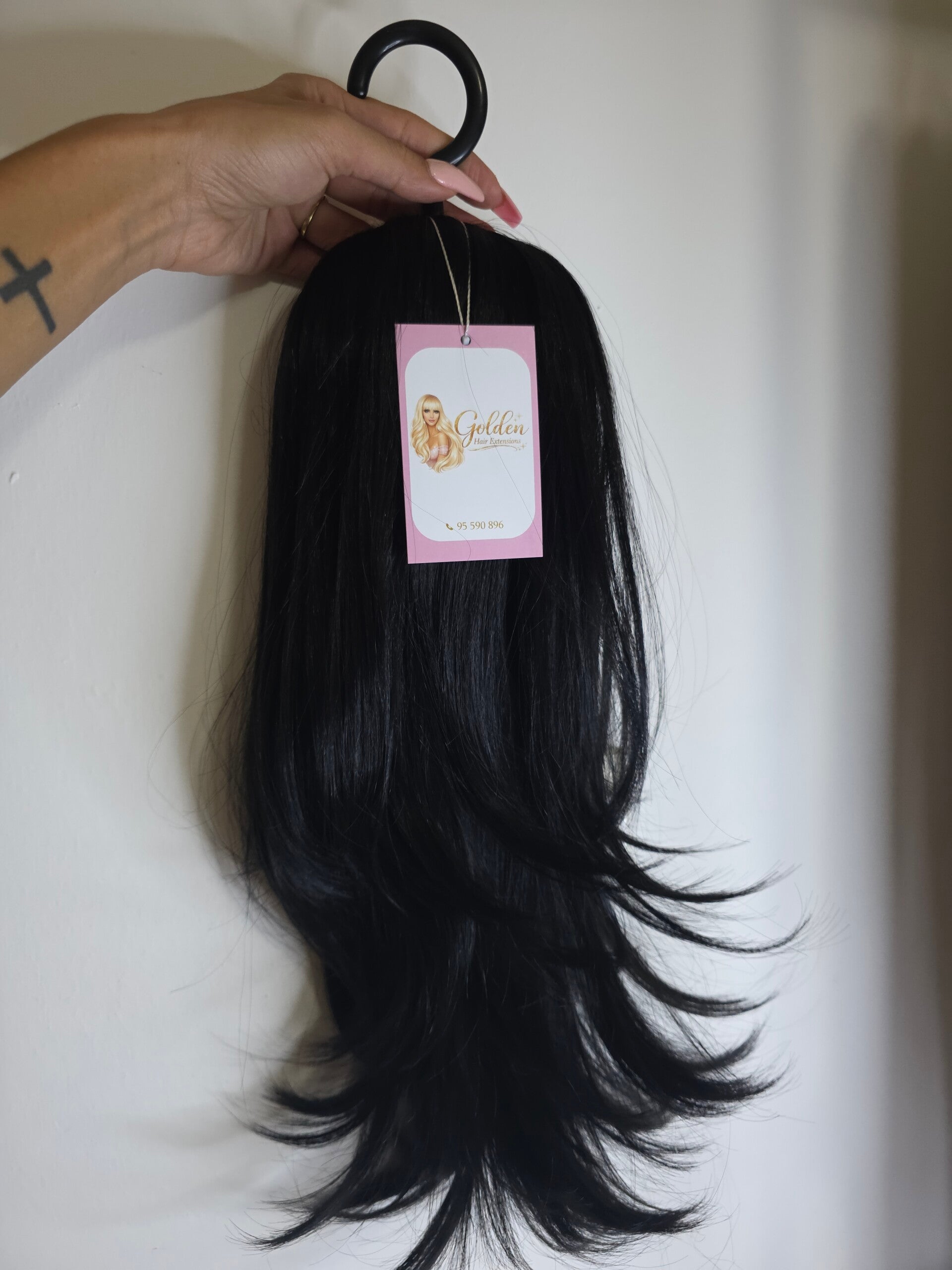 Florry ponytails,#G-Black ,41cm