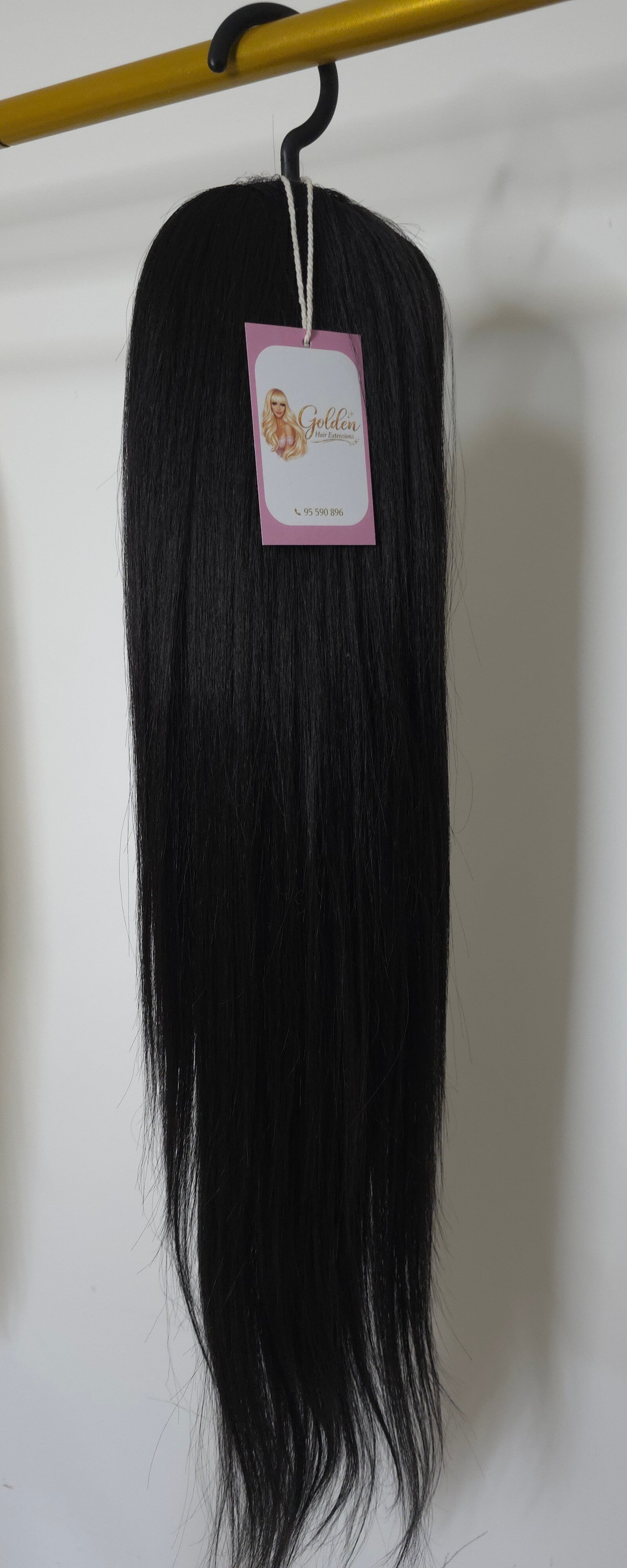 Ponytails straight #Black ,72 cm