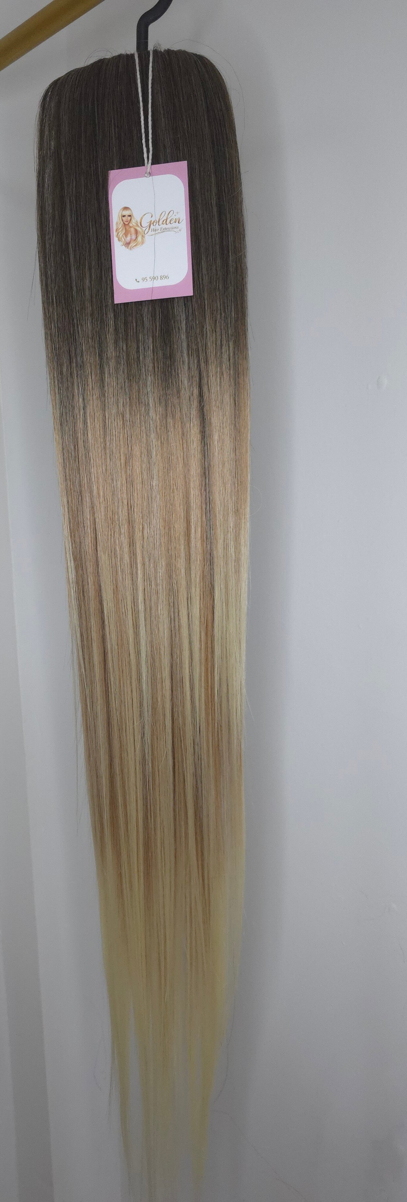 Straight Ponytail,#kt2/27/613,36" – Extra Long Ίσια Αλογοουρά με Φυσική Όψη