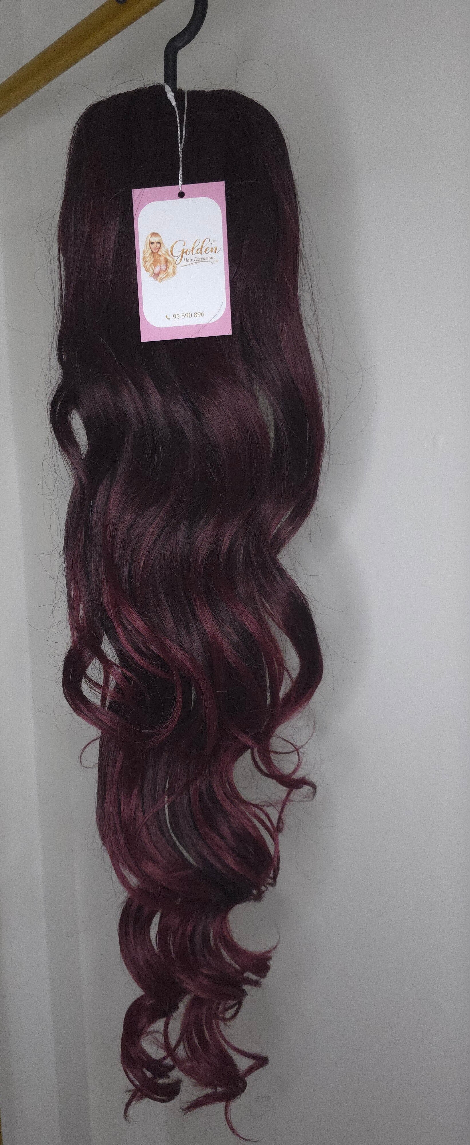 Loose Curl Ponytail,#Bug, 72cm_Εντυπωσιακή Μακριά Αλογοουρά με Φυσικές Μπούκλες