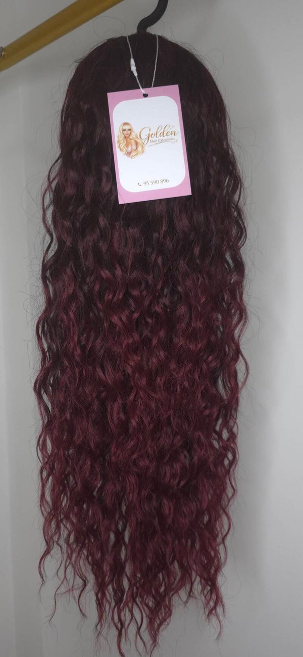 Water Wave Ponytail Extension,#Bug, 50 cm – Κυματιστή Αλογοουρά με Όγκο