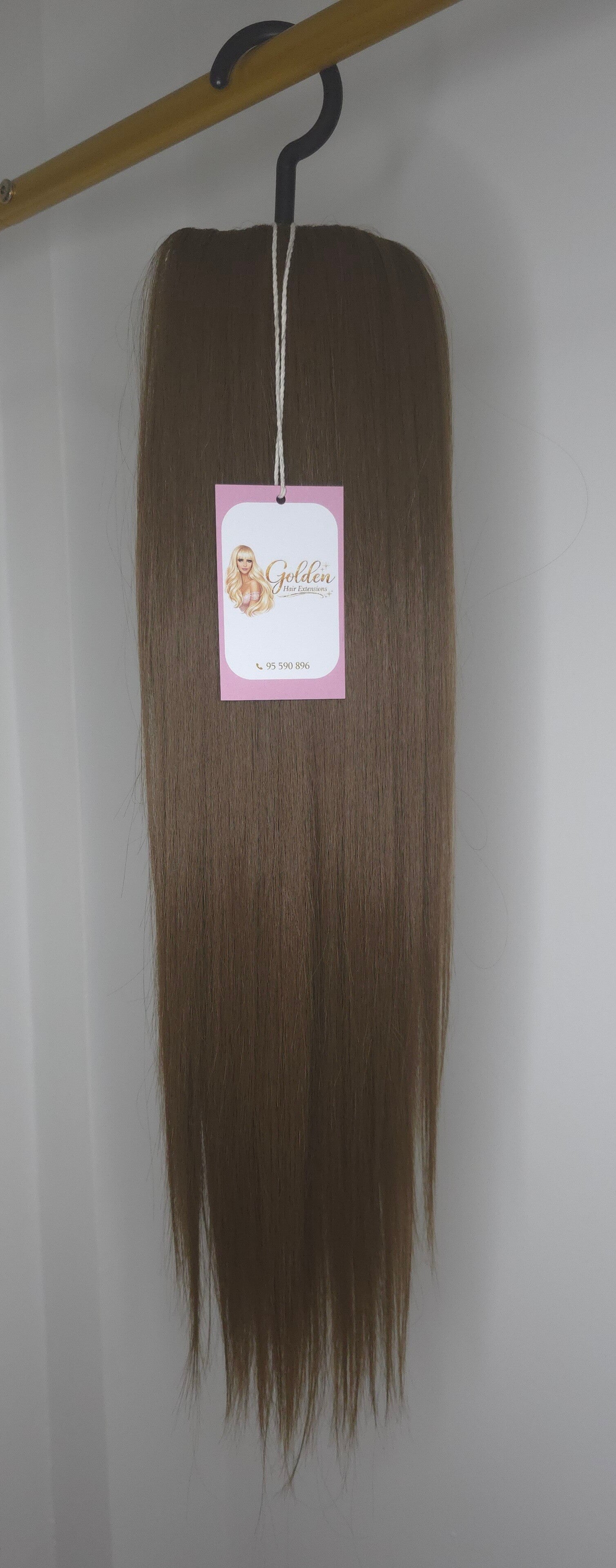 Ίσιο Ponytail Extension,#G20 , 50 cm – Αλογοουρά με Φυσική Όψη