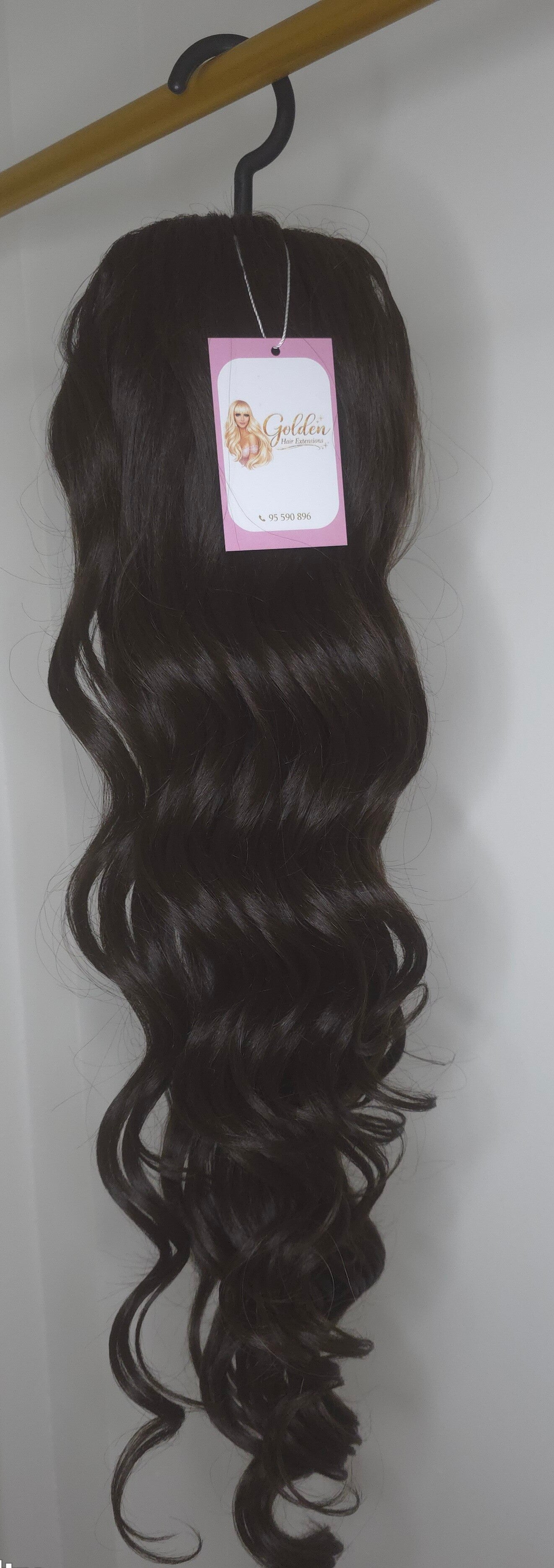 Loose Curl Ponytail,#G6 , 72cm_Εντυπωσιακή Μακριά Αλογοουρά με Φυσικές Μπούκλες