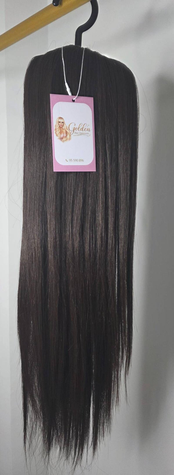 Ίσιο Ponytail Extension,#G6 , 50 cm – Αλογοουρά με Φυσική Όψη