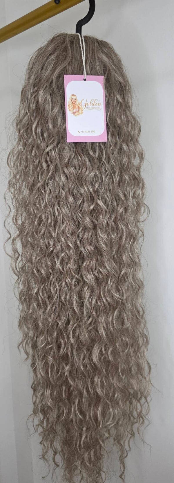 Ponytails Water wave #GBaby blonde, 72cm