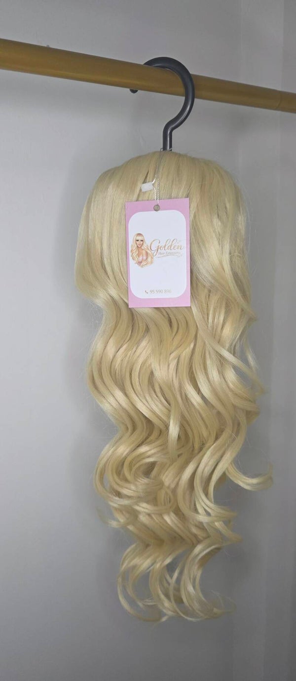 Loose Curl Ponytails,#G-613,Shine blonde,50cm_Μήκος και ομορφία