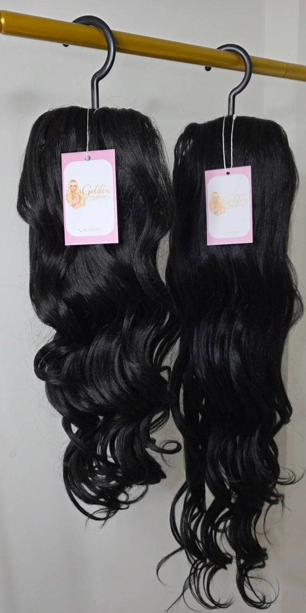 Loose Curl Ponytails,#G-Black,50cm_Μήκος και ομορφία