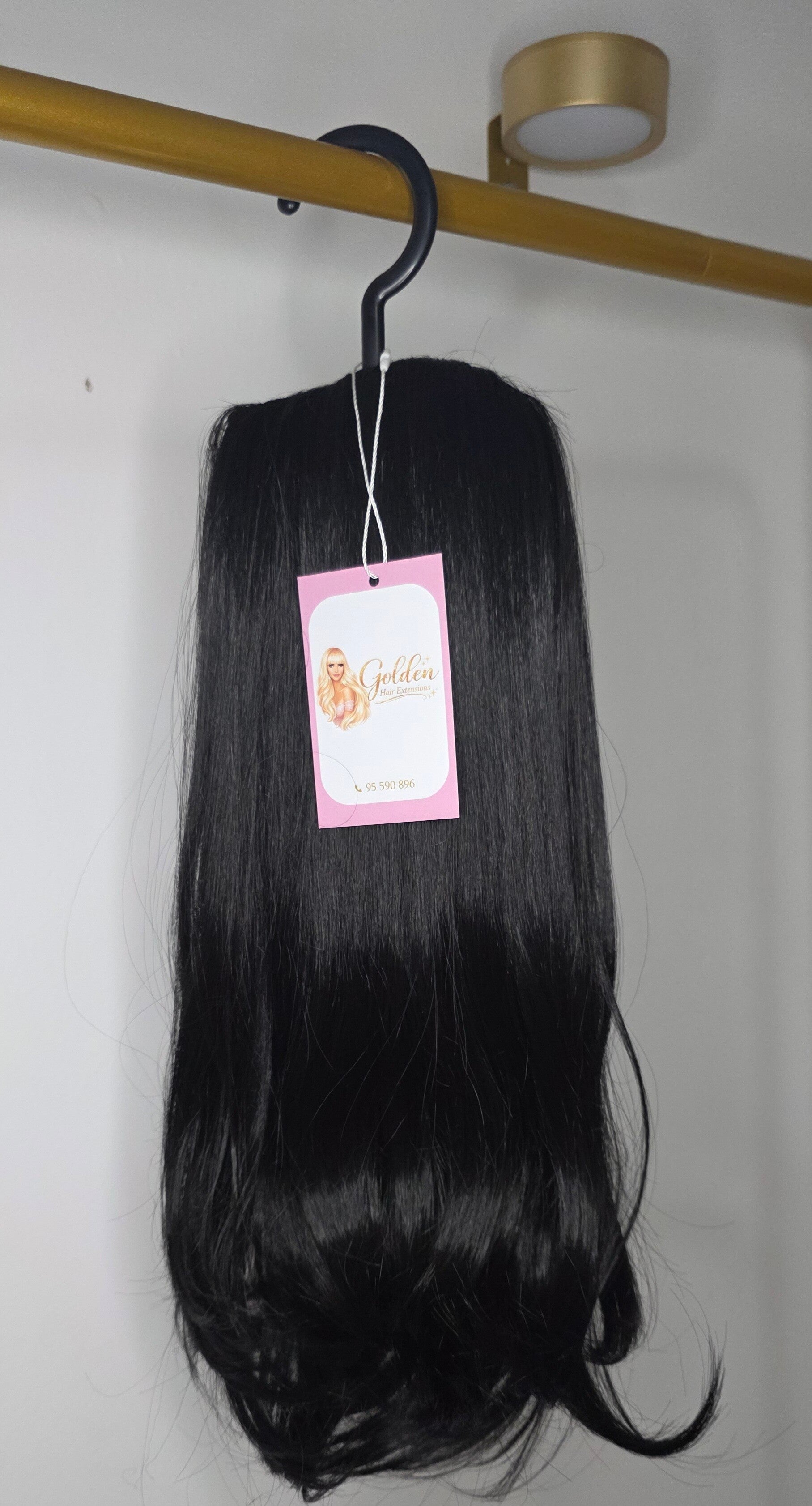 Betty Ponytail #G-Black,36cm ⭐️ Glam style