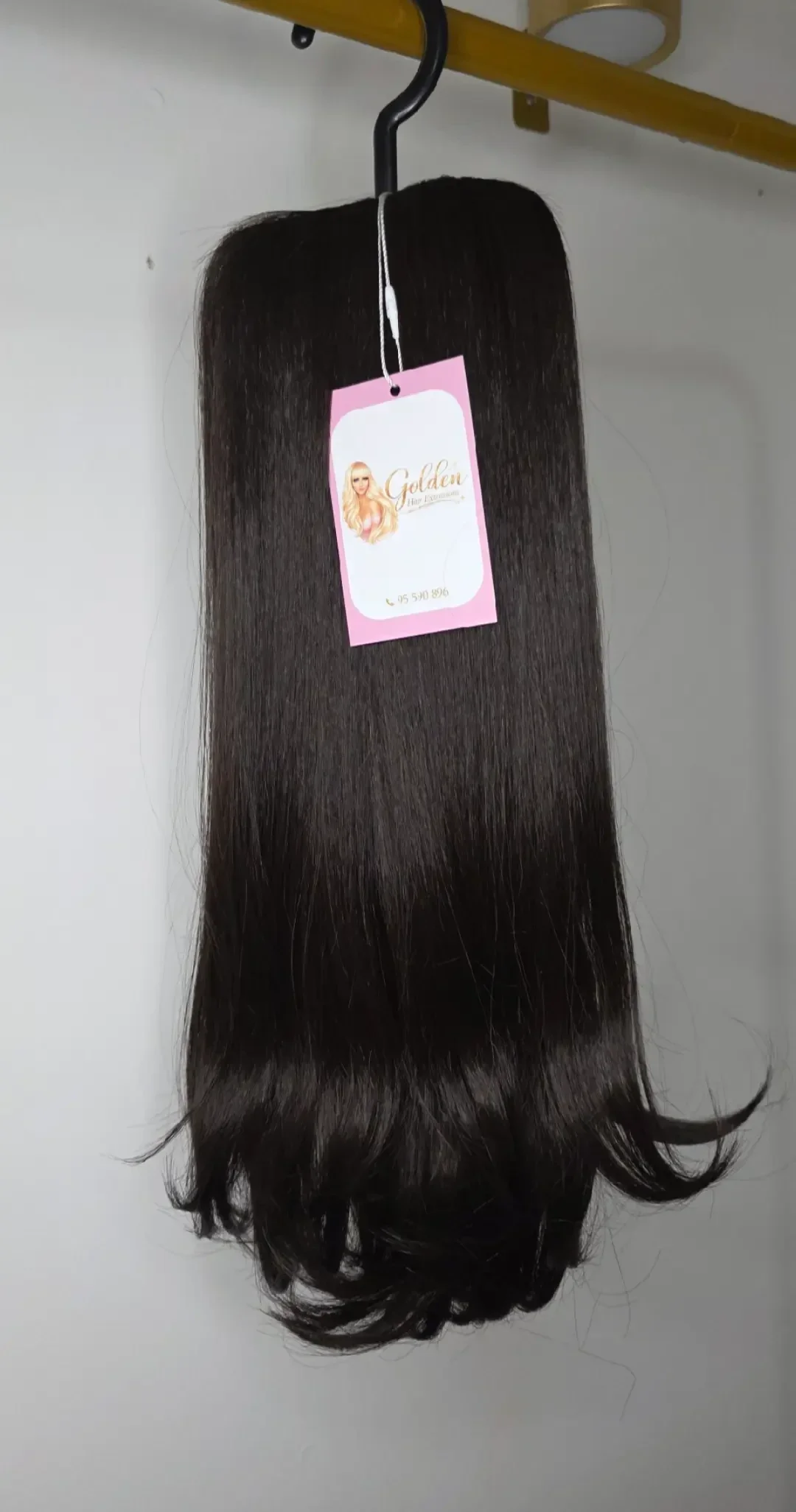 Betty Ponytail #G-4,dark brown,36cm ⭐️ Glam style