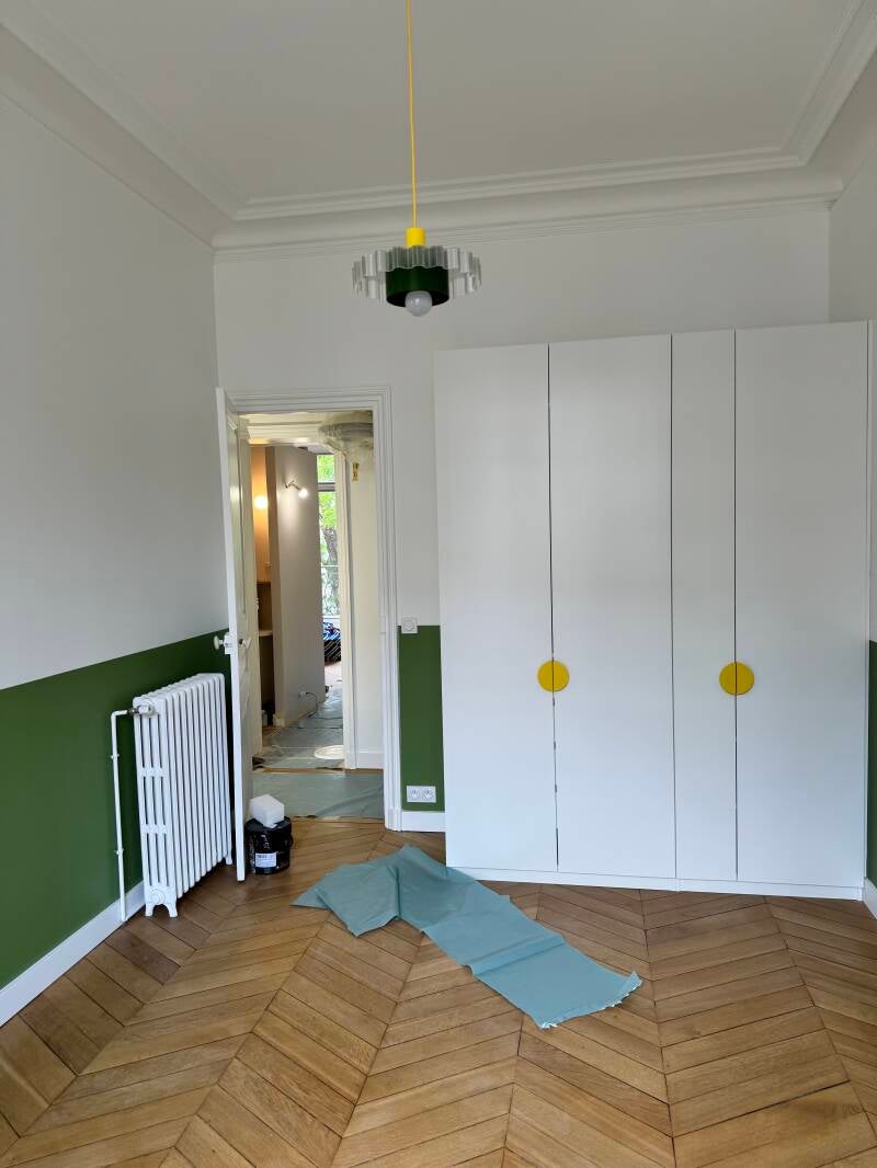Rénovation et peinture d'une chambre à Paris - VP Rénovation