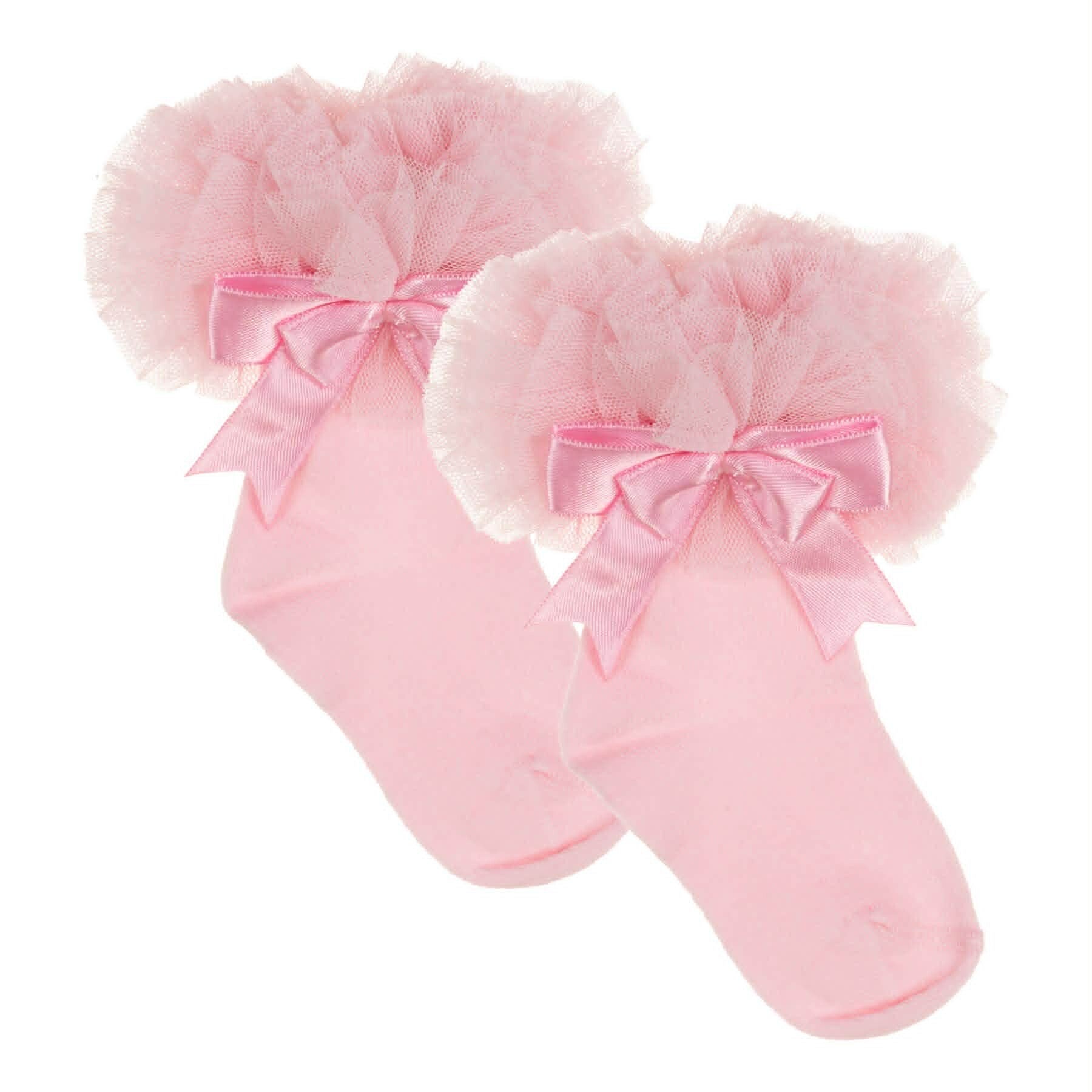 Pink tutu socks