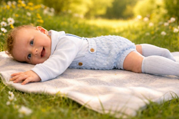 Boys Blue Romper