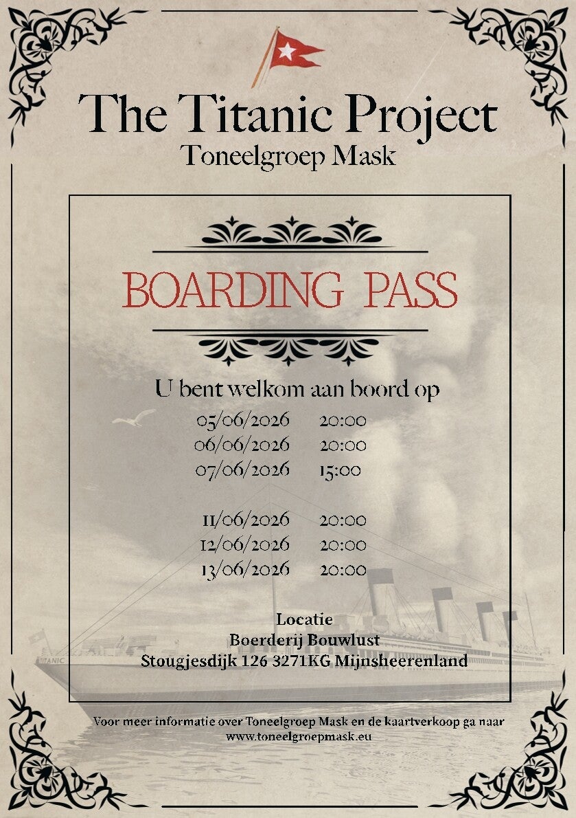 5 juni 2026 20:00 vrijdag