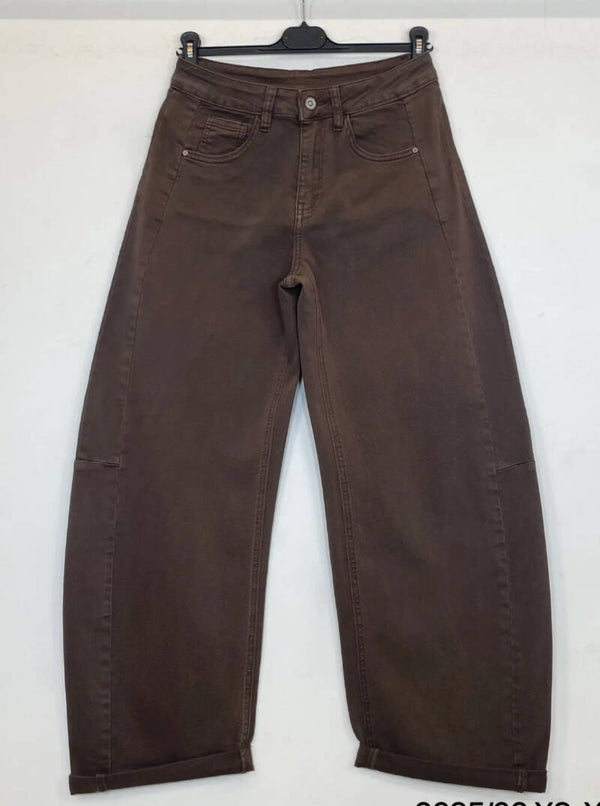 Jeans Barrel Bo brown