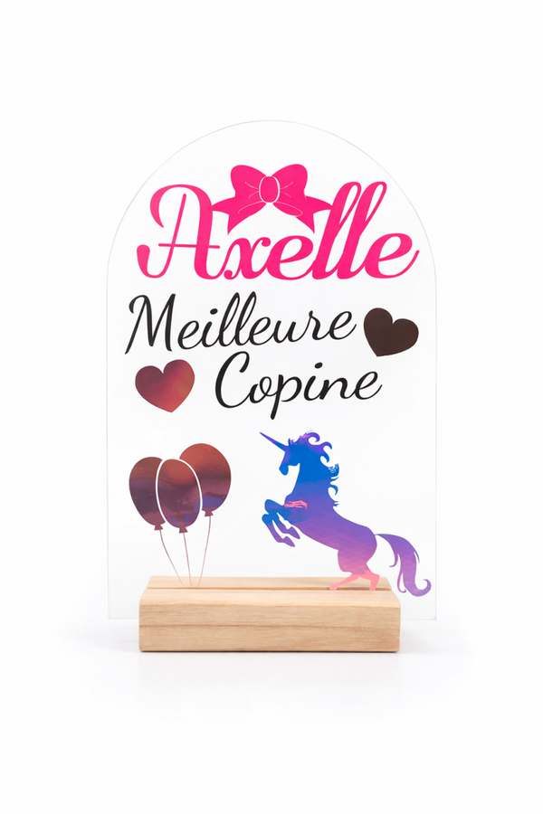 Plaque à Personnaliser - CETTE PHOTO EST A TITRE D'EXEMPLE