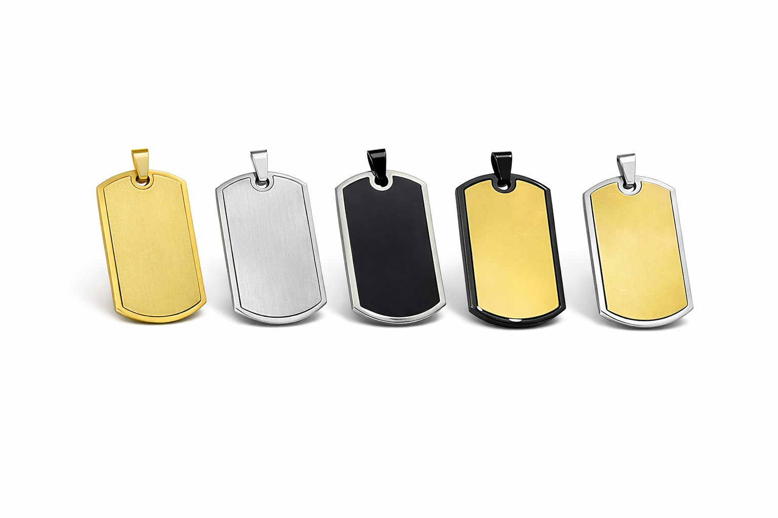 Plaque pour chaine homme à personnaliser