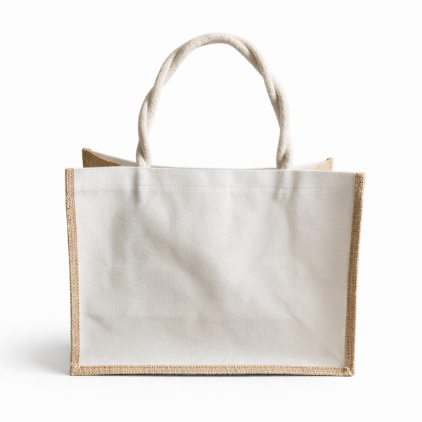 Sac en toile de jute à personnaliser