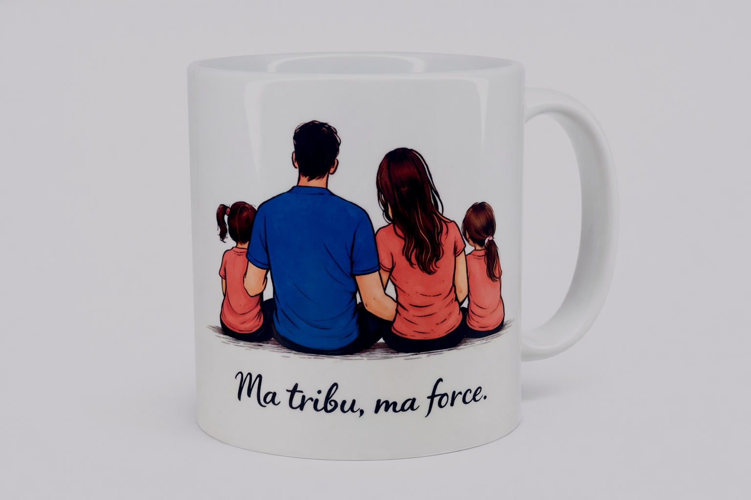Mug à Personnaliser - Ma tribu , ma Force