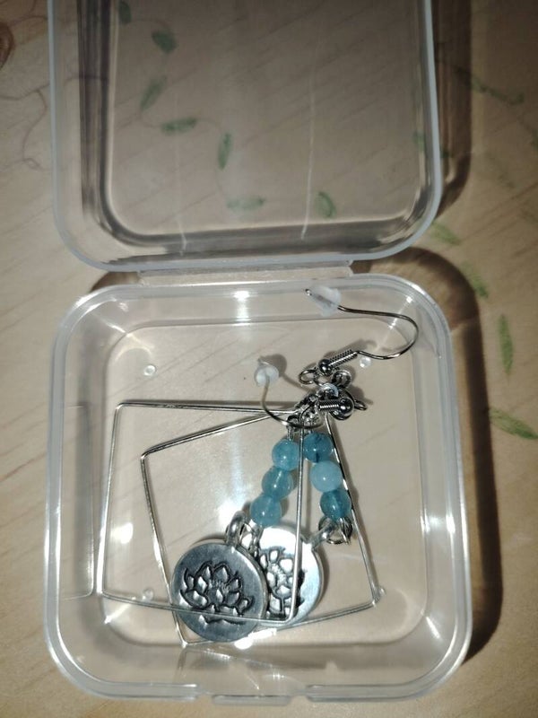 Bijoux - boucles d'oreilles - lotus-