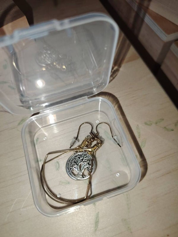 Bijoux - boucles d'oreilles - arbre de vie