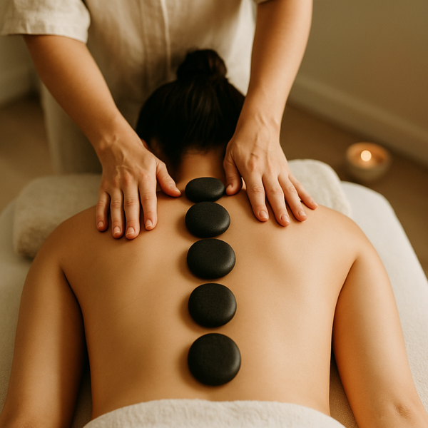 Massage pierres chaudes