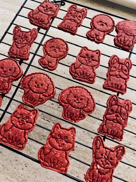 Bakmix Rode bieten Koekjes