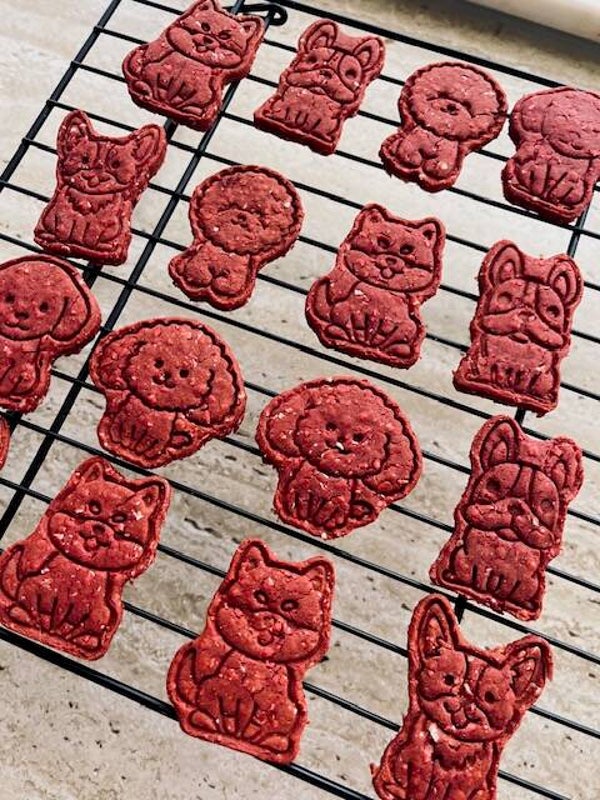 Bakmix Rode bieten Koekjes