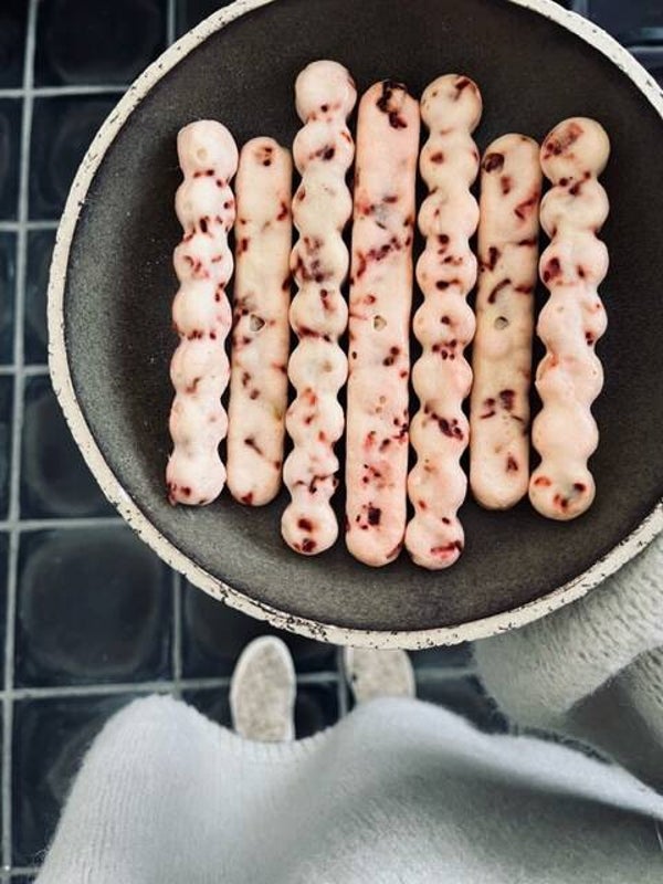 kokos - rode bieten sticks