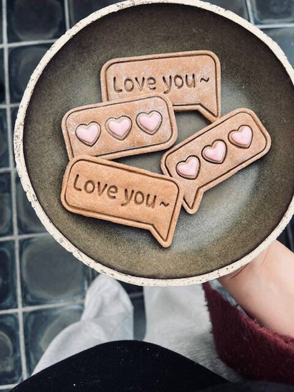 I Love You Cookies