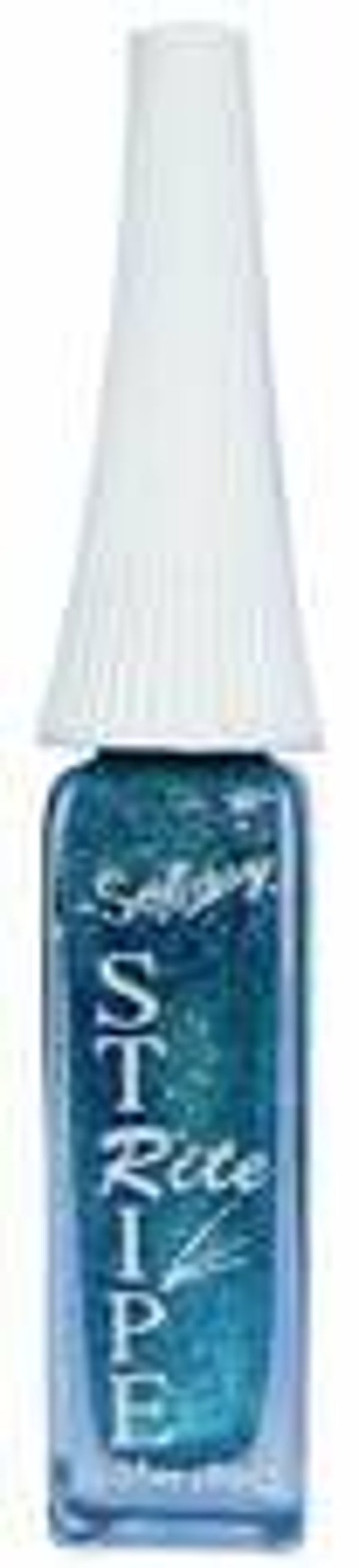 2020 Nail Art Stripe Glitter Hellblau