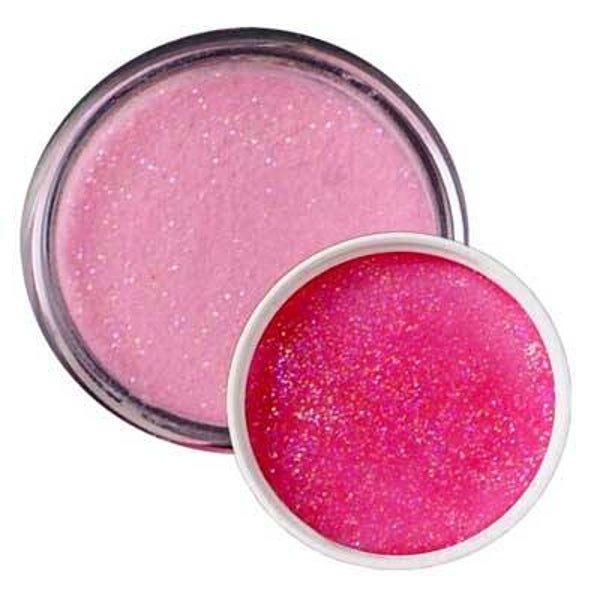 21364 Acryl Farbpulver Pink mit Glitter 3gr.