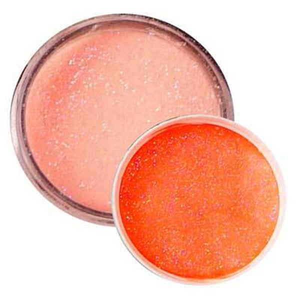 21368 Acryl Farbpulver Orange mit Glitter 3gr.