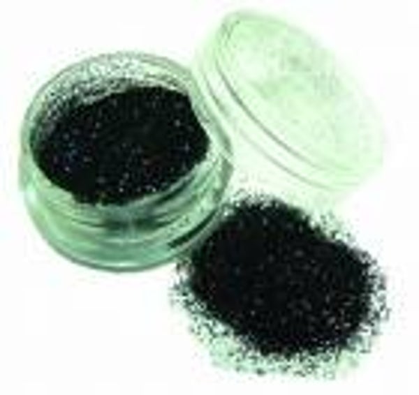27501 Glitterpulver Schwarz