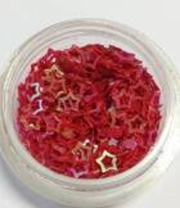 27707 Spangles Sterne Rot