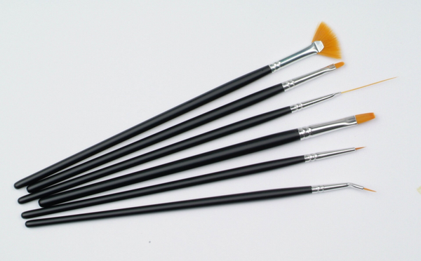 27025 Nail Art Pinselset 6-teilig