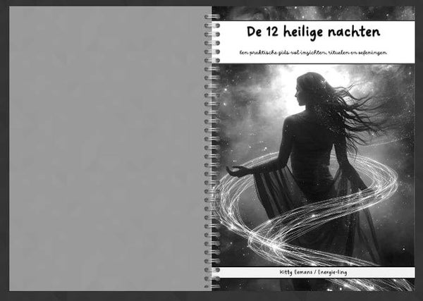 GEPRINT WERKBOEK de 12 heilige nachten + Palo santo hout